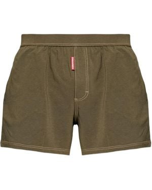 DSquared² Logo-Tab Boxers - Green