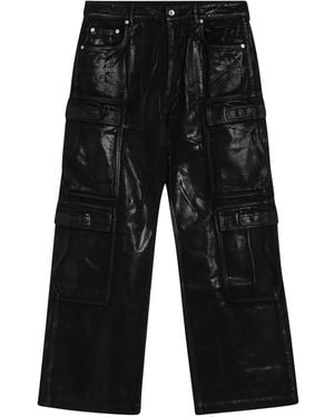 Rick Owens Double Cargo Jeans - Black