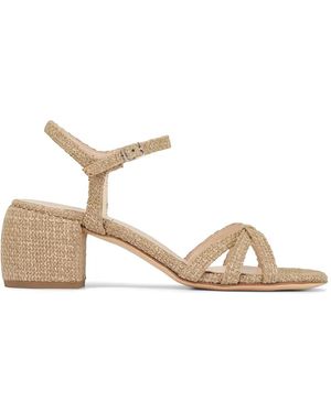 Agl Attilio Giusti Leombruni Bow Strappy Sandals - Natural