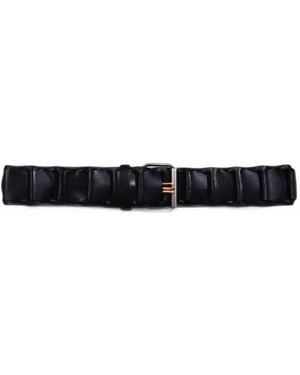 Etro Braided Leather Belt - White