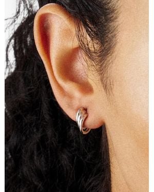 Shaun Leane Bound Hoop Earrings - Black