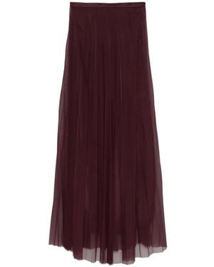 forte_forte Pleated Skirt - Purple