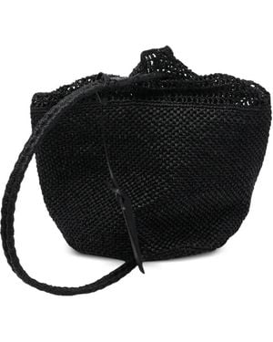 IBELIV Sail Coulisse-Closure Bucket Bag - Black