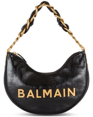 Balmain 1945 Soft Moon ショルダーバッグ - ブラック