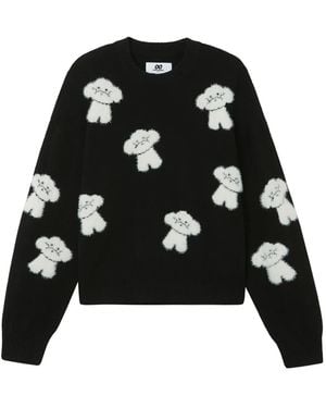 Chocoolate Long-Sleeves Jumper - Black