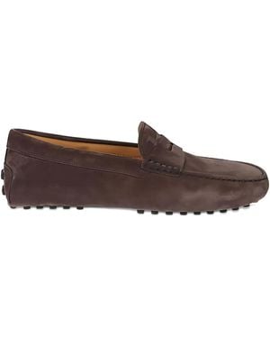 Tod's Loafer Aus Wildleder - Braun