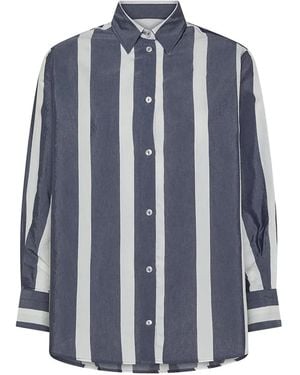Cruna Yvonne Striped Shirt - Blue