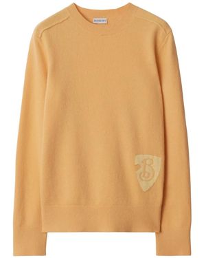 Burberry B Shield Jumper - Natural