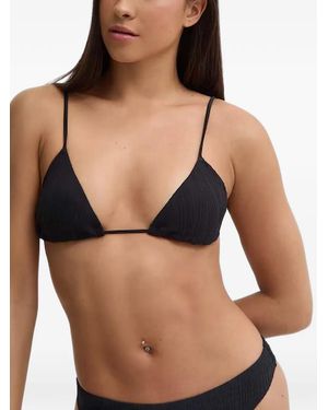 Chantelle Pulp Crinkled Triangle Bikini Top - Black