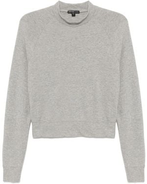 James Perse French Terry クロップド Tシャツ - グレー