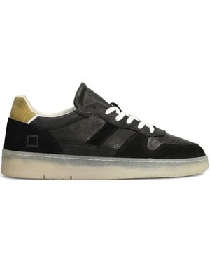 Date Court 2.0 Suede Trainers - Black
