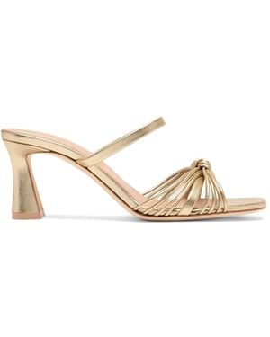 Malone Souliers Lucinda Knotted Leather Sandals - Natural