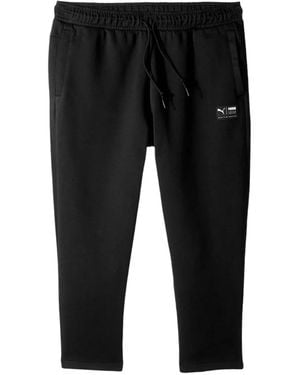 PUMA Cropped Track Trousers - Black