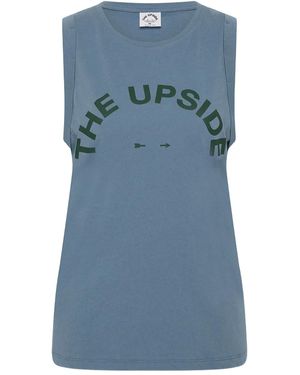 The Upside Jeet Logo Tank Top - Blue