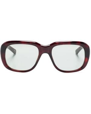 Chimi Square-Frame Sunglasses - Red