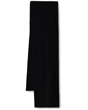 AllSaints Ribbed-Knit Scarf - Schwarz