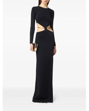 Elisabetta Franchi Kleid Mit Cut-Out - Schwarz