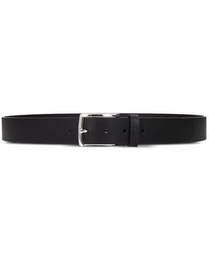 Testoni Buckle-Fastening Leather Belt - White