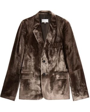 Maison Margiela Velvet Blazer - Brown