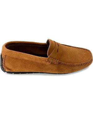 Bruno Magli Penny-Loafer aus Wildleder - Braun