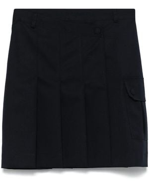 Sandro Pleated Mini Skirt - Black