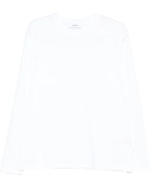 Lardini Langarmshirt aus Baumwolle - Weiß