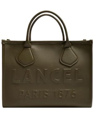 Lancel Jour Zipped Leather Tote Bag - Brown