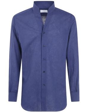 Mazzarelli Long-Sleeves Shirt - Blue