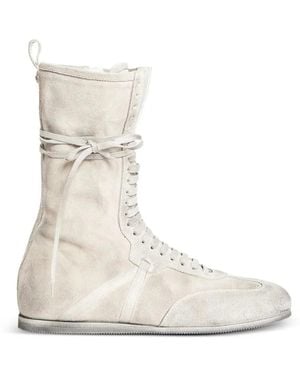 Ann Demeulemeester Fides High-top Boxing Trainers - White