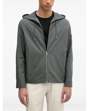 Marc O' Polo Drawstring Hooded Jacket - Grey