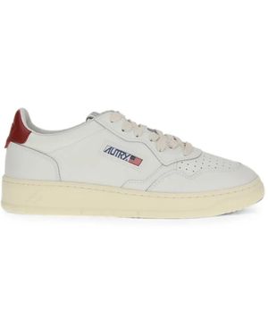 Autry Medalist Perforated Trainers - White
