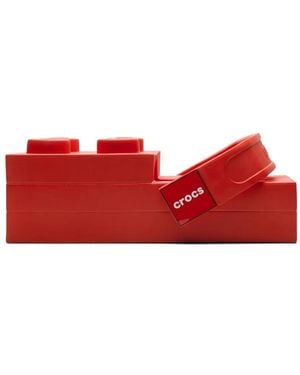 Crocs™ X Lego Brick Embossed Clogs - Red