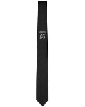 Thom Browne Silk Browne 65 Tie - Black