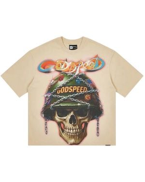 Godspeed Graphic-Print T-Shirt - Natural