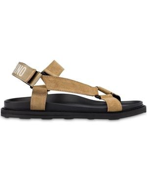 Moschino Sandalen aus Wildleder - Braun