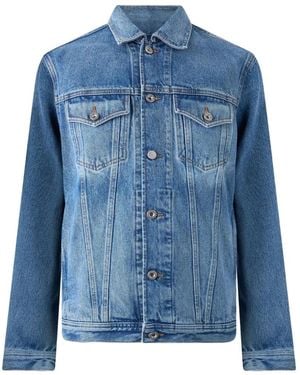 DIESEL Denim Jack Met Knopen - Blauw