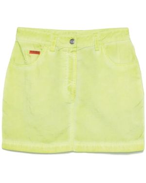 Martine Rose Classic Bomber Mini Skirt - Yellow