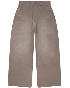 Willy Chavarria Pantalon Stockton À Coupe Ample - Grey