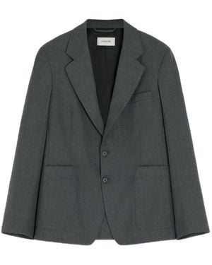 Lemaire Tailored Twill Blazer - Black