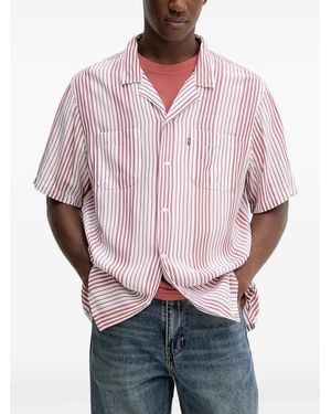 Levi's Camicia Classic Camper A Righe - Rosso
