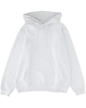 MSGM Drawstring Hoodie - White