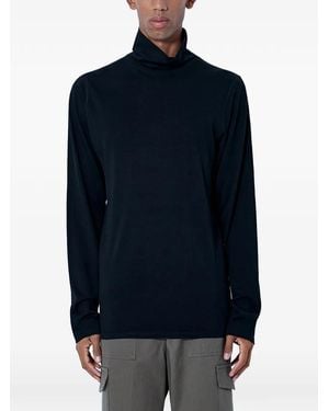 Rier Pull À Col Roulé En Maille Lisse - Blue