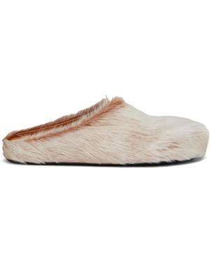 Marni 'Fussbett' Sabots - Natural