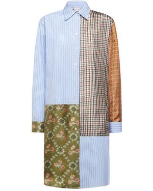 Pierre Louis Mascia Patchwork-Design Shirt - White