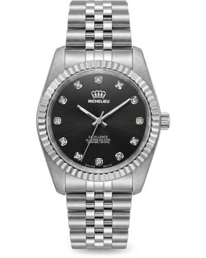 Richelieu Swiss Excellence Date 22Mm Watch - Grey
