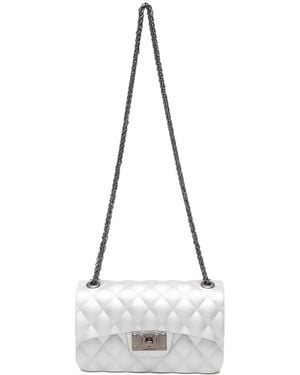 Marc Ellis Flat Falcon Quilted Shoulder Bag - White