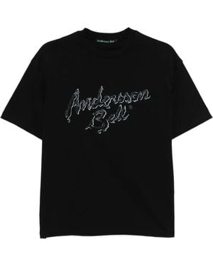 ANDERSSON BELL T-Shirt Con Stampa - Nero