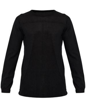 Rick Owens Klassischer Kaschmirpullover - Schwarz
