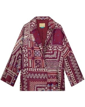 Momoní Sandia Bis Double-Breasted Jacket - Red