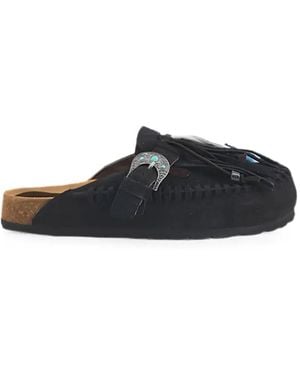 Taji Caribe Slip-On-Sneakers Mit Fransen - Schwarz